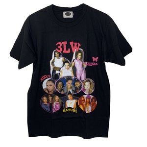 3LW 2000s Vintaged Styled T-shirt